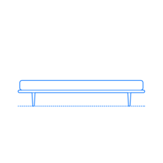 Furniture Daybed Nelson Daybed Sketch Drawing Svg, Free Vectors File